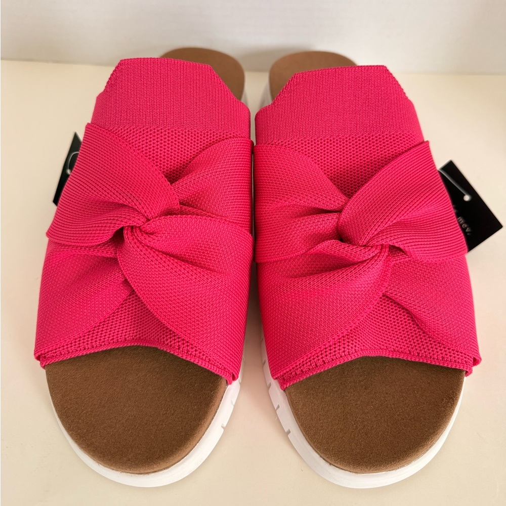 Bernie Mev. New York Knit Slide Sandals Pink NWT Size 40 - Picture 5 of 8